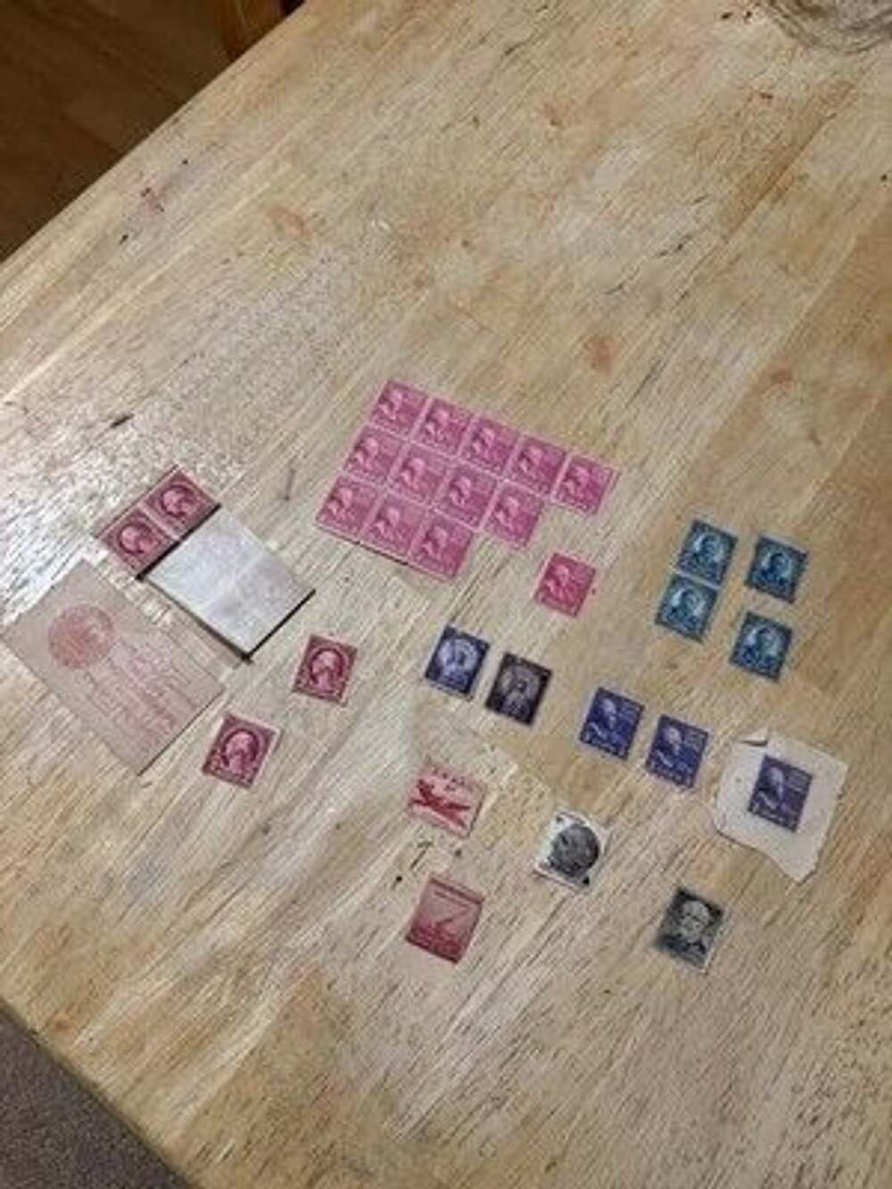 Bundle Of Old Stamps